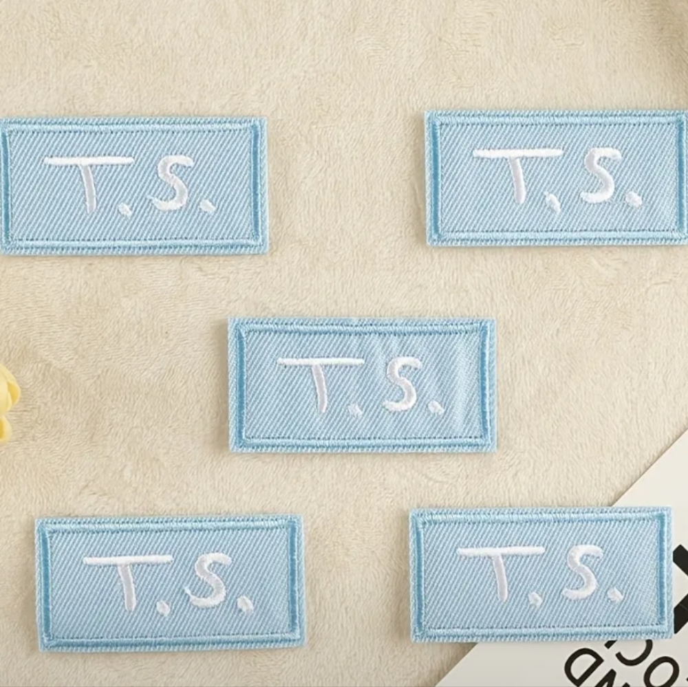 Taylor Swift (T.S.) Iron-On Patches 5pcs